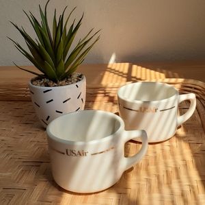 Vintage US Airways First Class Cups